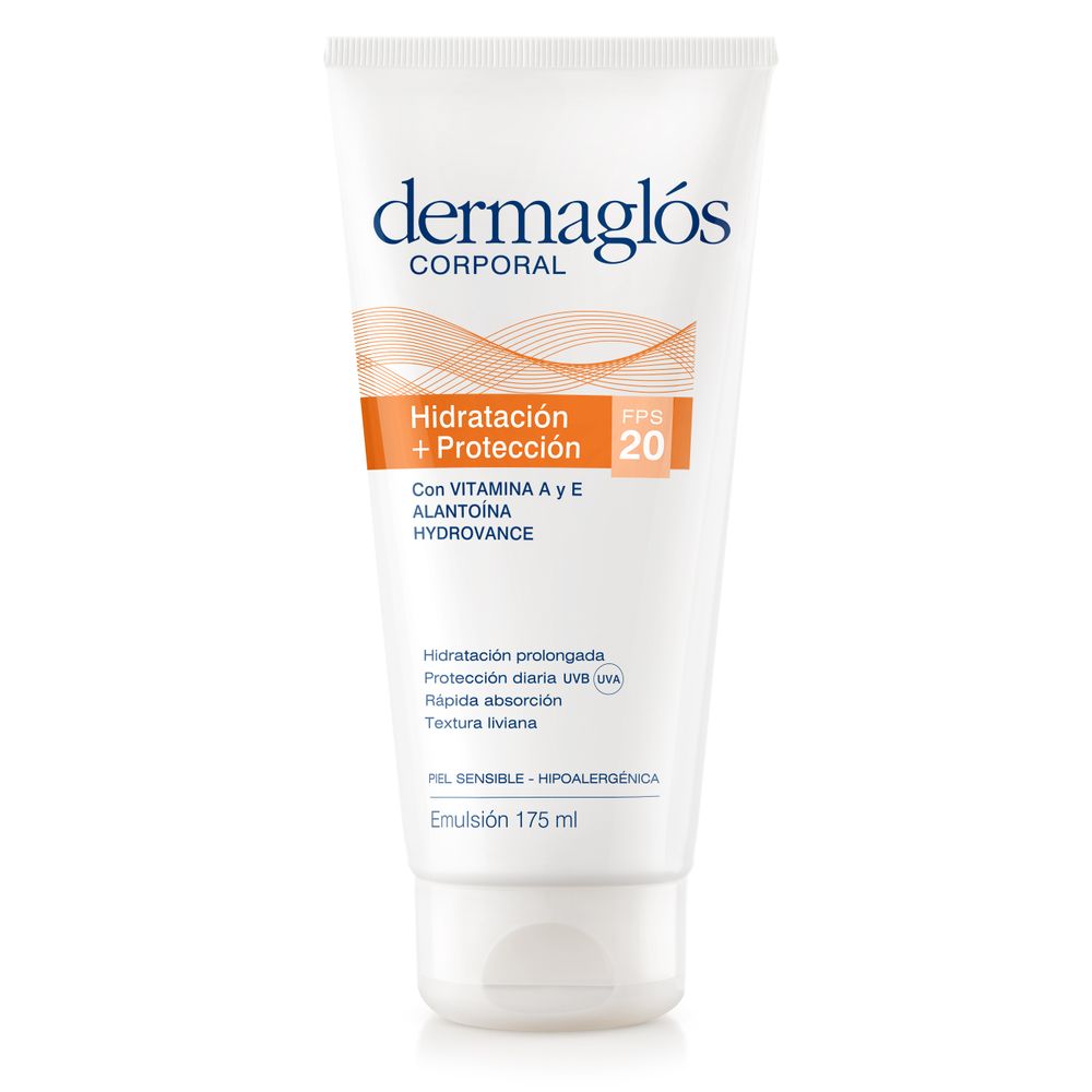 DERMAGLOS EMULSION HIDRATANTE FPS 20 X 175 ML.